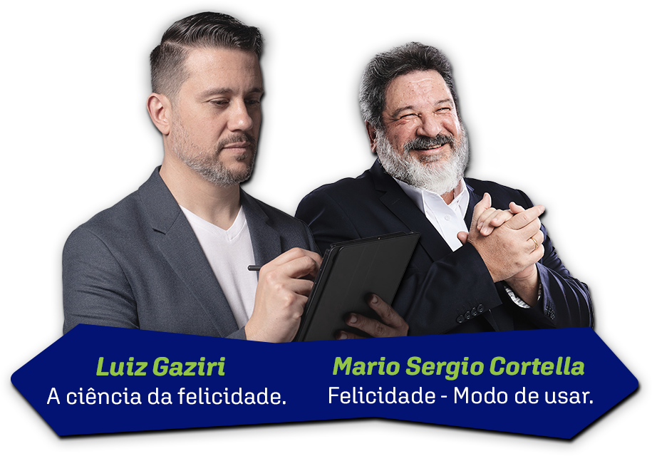 palestrantes Luiz Gaziri e Marcio Sergio CortelLa